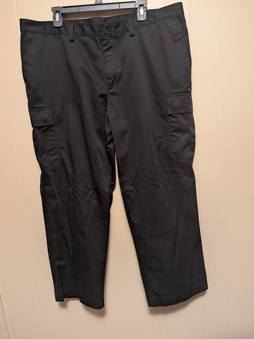 Edward’s Men’s Black Uniform Dress Pants Size 14 UL Stretch Waist Wool Blend